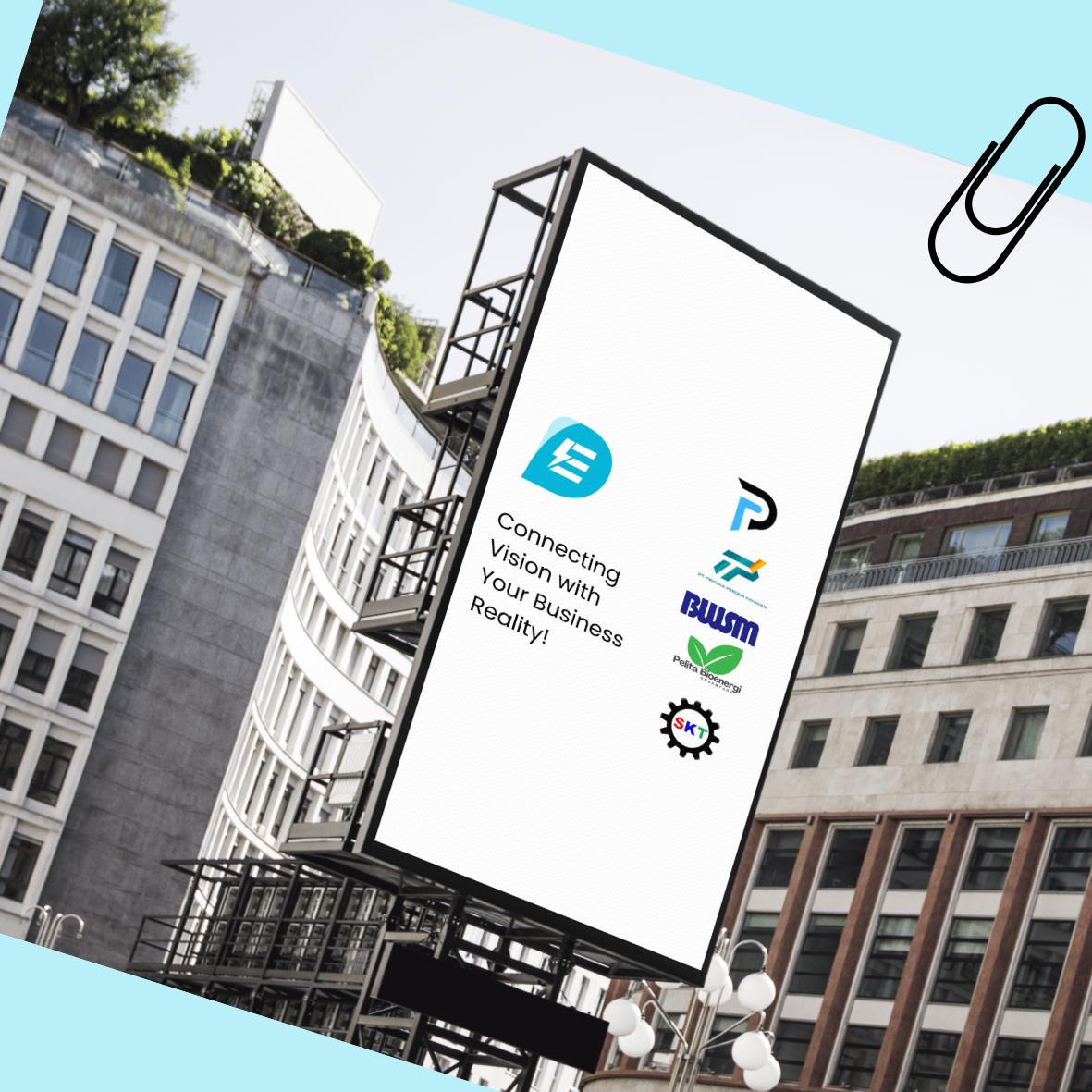 Decorative image with geometric shapes