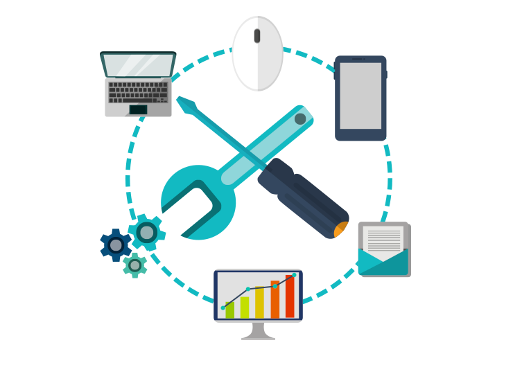 Icon representing maintenance services